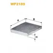 Filtre, air de l'habitacle WIX FILTERS WP2189 - Visuel 1