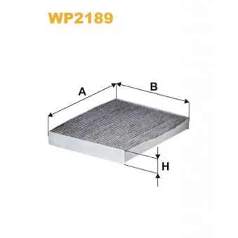 Filtre, air de l'habitacle WIX FILTERS WP2189
