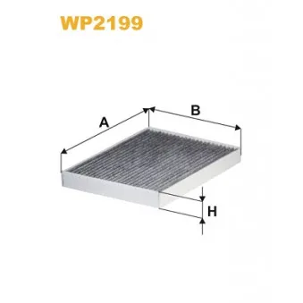 Filtre, air de l'habitacle WIX FILTERS WP2199
