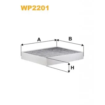Filtre, air de l'habitacle WIX FILTERS WP2201