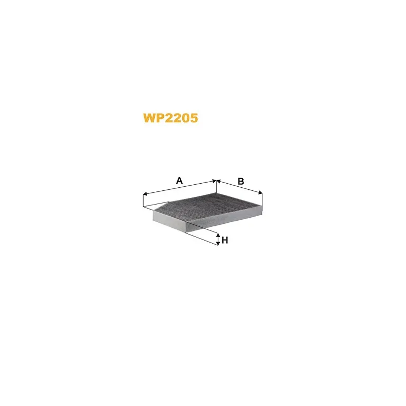 Filtre, air de l'habitacle WIX FILTERS WP2205