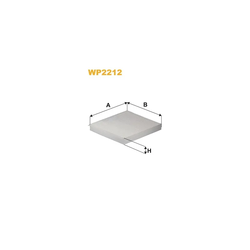 Filtre, air de l'habitacle WIX FILTERS WP2212