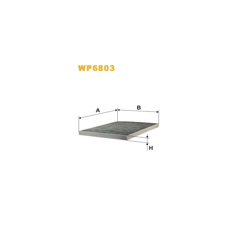 Filtre, air de l'habitacle WIX FILTERS WP6803