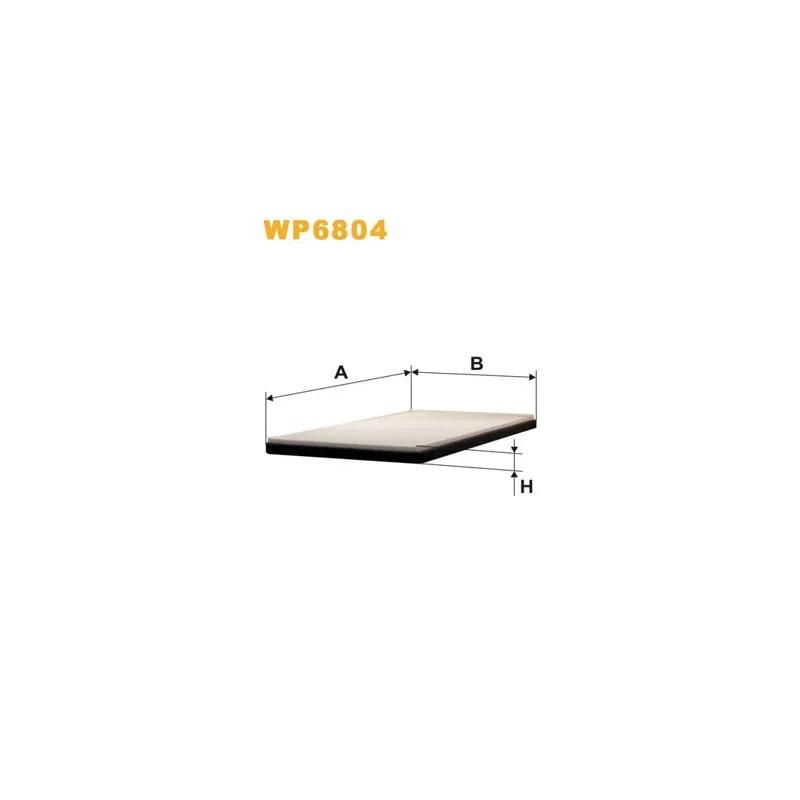 Filtre, air de l'habitacle WIX FILTERS WP6804