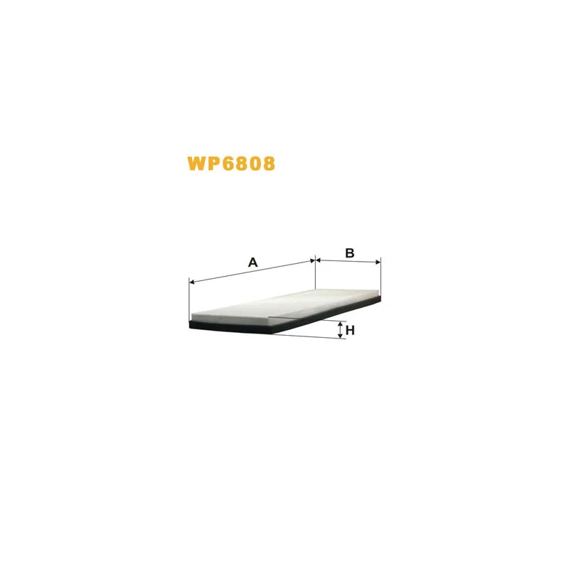 Filtre, air de l'habitacle WIX FILTERS WP6808