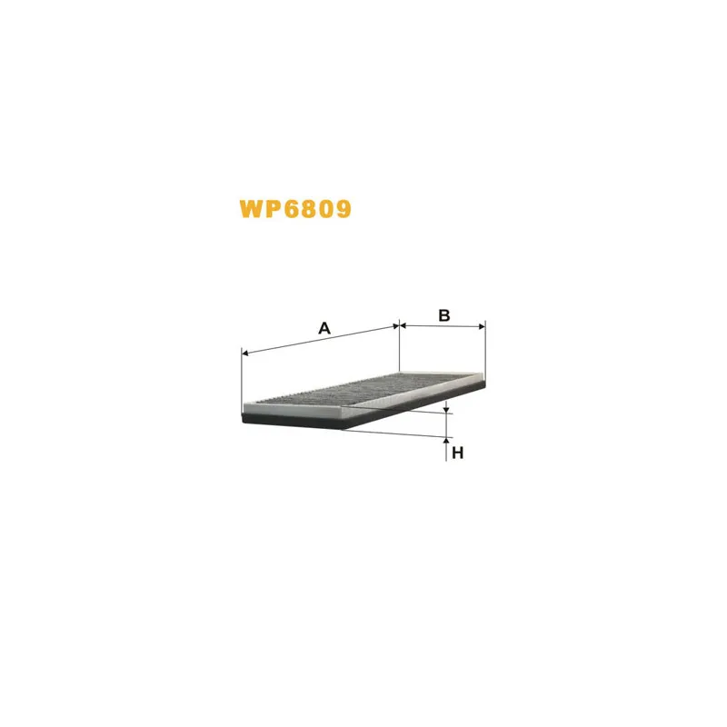 Filtre, air de l'habitacle WIX FILTERS WP6809