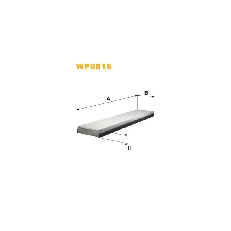 Filtre, air de l'habitacle WIX FILTERS WP6816