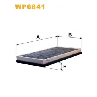 Filtre, air de l'habitacle WIX FILTERS WP6841