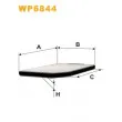 Filtre, air de l'habitacle WIX FILTERS WP6844 - Visuel 2