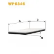Filtre, air de l'habitacle WIX FILTERS WP6846 - Visuel 1