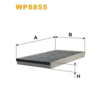 Filtre, air de l'habitacle WIX FILTERS WP6855