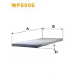 Filtre, air de l'habitacle WIX FILTERS WP6866 - Visuel 2
