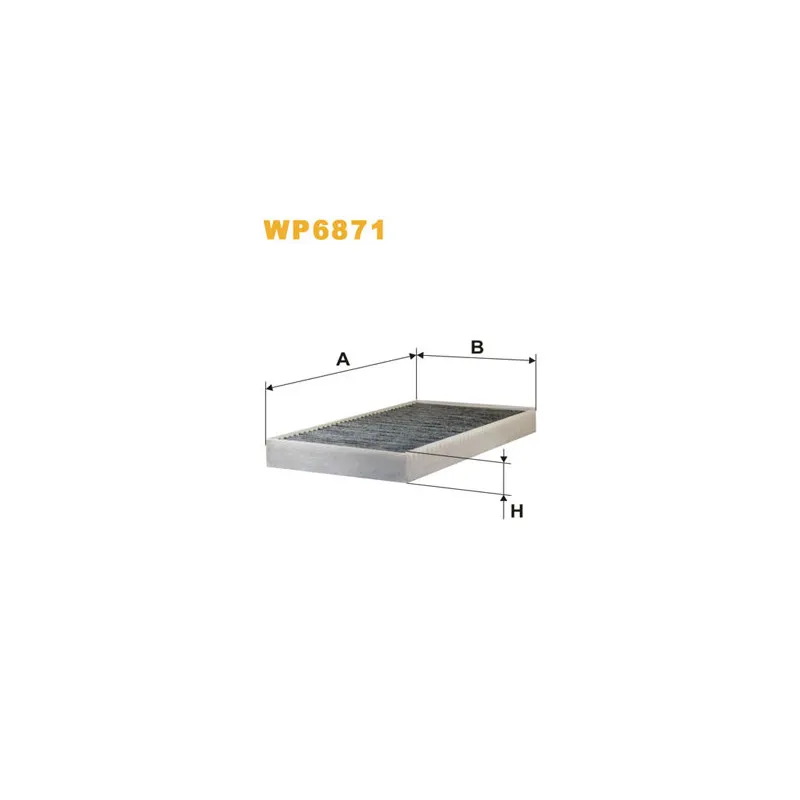 Filtre, air de l'habitacle WIX FILTERS WP6871