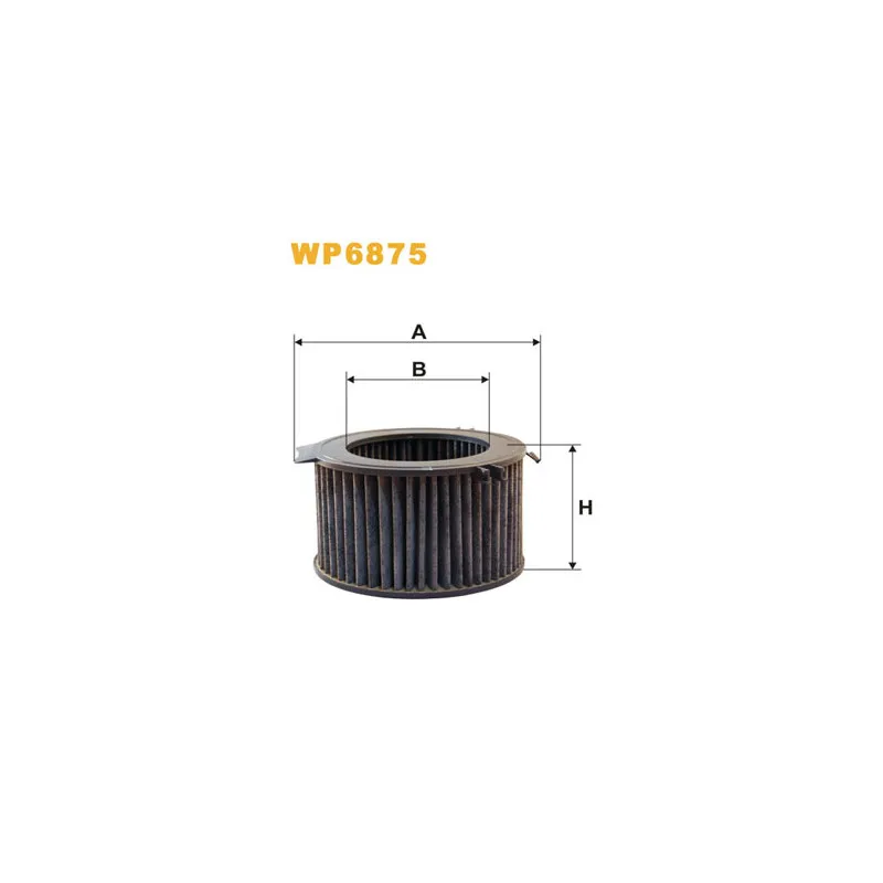 Filtre, air de l'habitacle WIX FILTERS WP6875