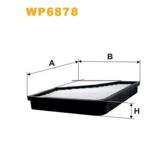 Filtre, air de l'habitacle WIX FILTERS WP6878