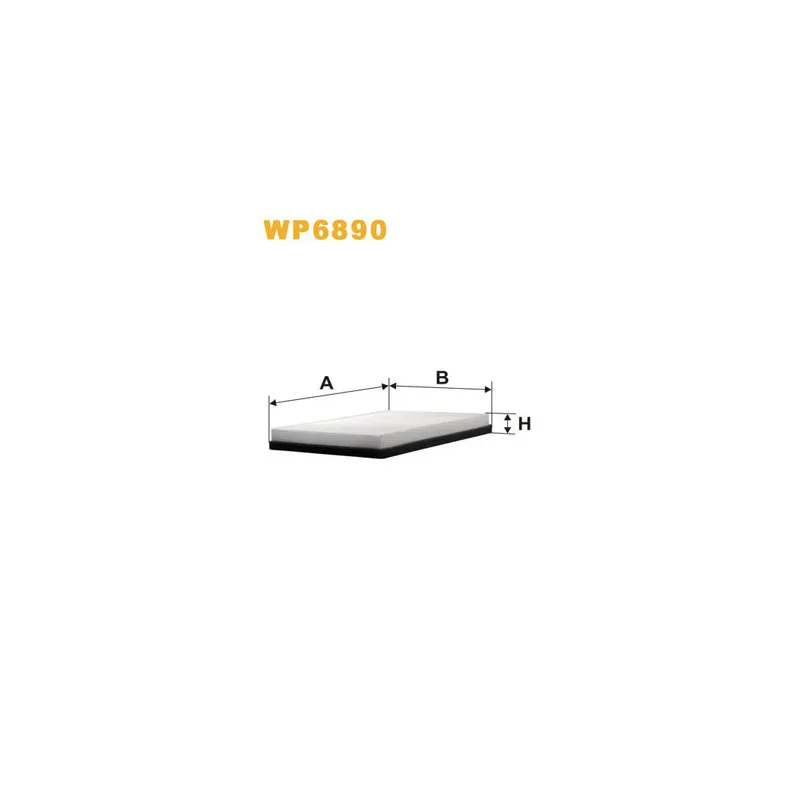 Filtre, air de l'habitacle WIX FILTERS WP6890