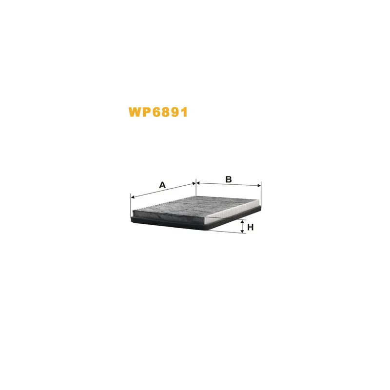 Filtre, air de l'habitacle WIX FILTERS WP6891