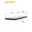 Filtre, air de l'habitacle WIX FILTERS WP6900 - Visuel 1