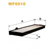 Filtre, air de l'habitacle WIX FILTERS WP6910 - Visuel 1