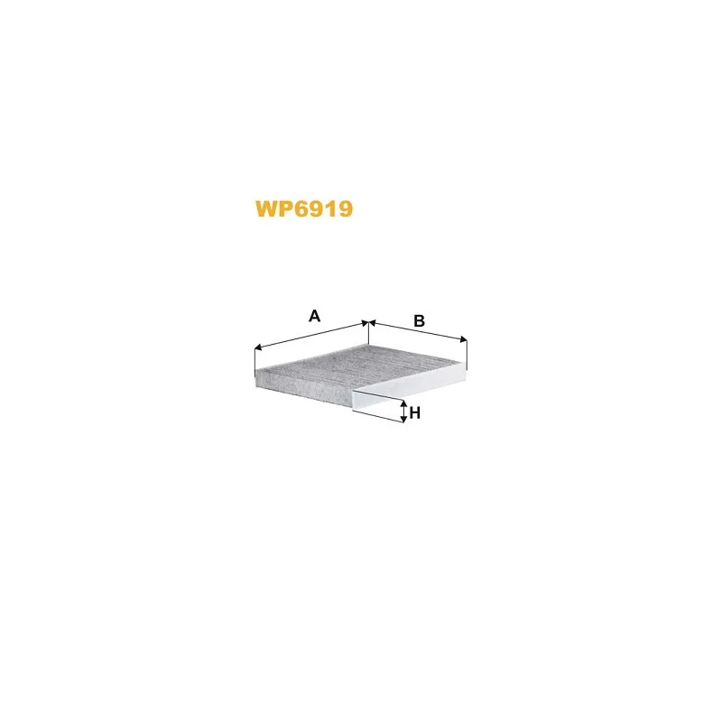 Filtre, air de l'habitacle WIX FILTERS WP6919