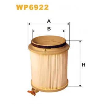 Filtre, air de l'habitacle WIX FILTERS WP6922