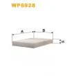 Filtre, air de l'habitacle WIX FILTERS WP6928 - Visuel 2