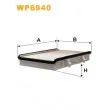 Filtre, air de l'habitacle WIX FILTERS WP6940 - Visuel 1