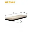 Filtre, air de l'habitacle WIX FILTERS WP6946 - Visuel 2