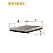 Filtre, air de l'habitacle WIX FILTERS WP6955 - Visuel 2