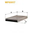Filtre, air de l'habitacle WIX FILTERS WP6957 - Visuel 2