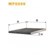 Filtre, air de l'habitacle WIX FILTERS WP6969 - Visuel 1