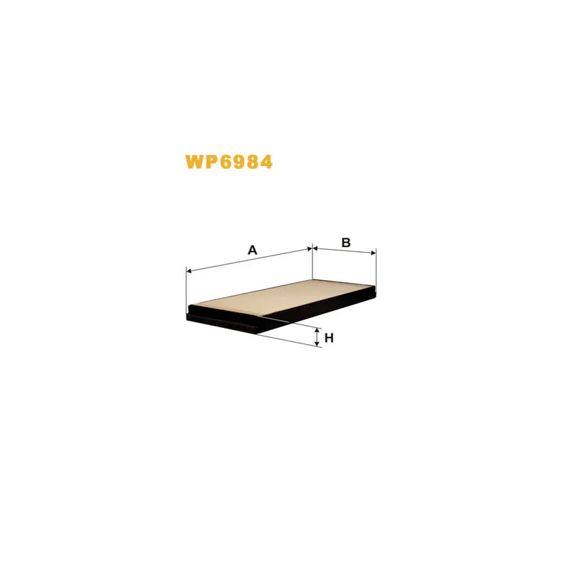 Filtre, air de l'habitacle WIX FILTERS WP6984