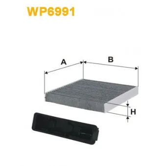 Filtre, air de l'habitacle WIX FILTERS WP6991