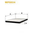 Filtre, air de l'habitacle WIX FILTERS WP9024 - Visuel 1