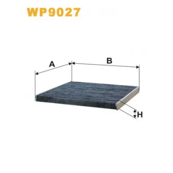 Filtre, air de l'habitacle WIX FILTERS WP9027