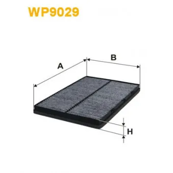 Filtre, air de l'habitacle WIX FILTERS WP9029