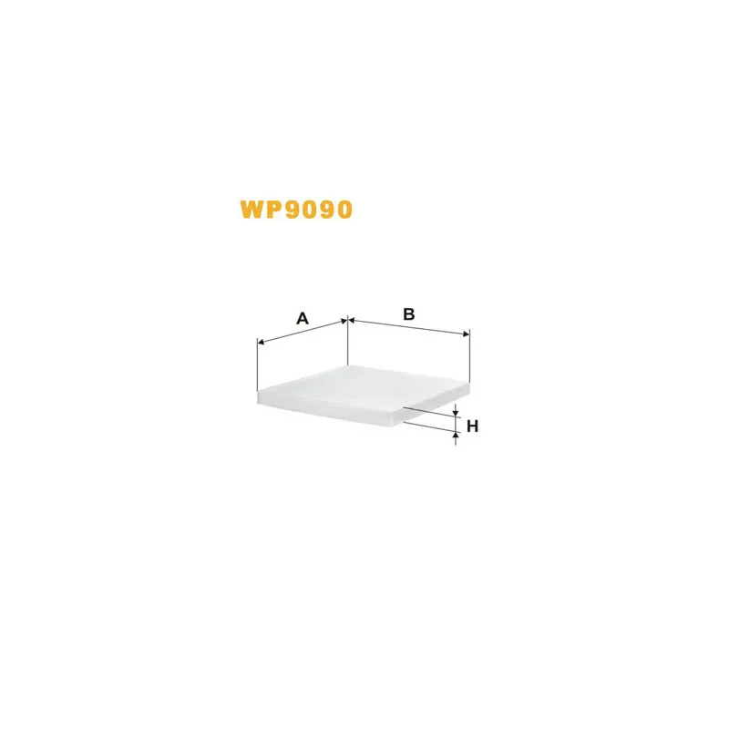 Filtre, air de l'habitacle WIX FILTERS WP9090