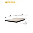 Filtre, air de l'habitacle WIX FILTERS WP9094 - Visuel 1