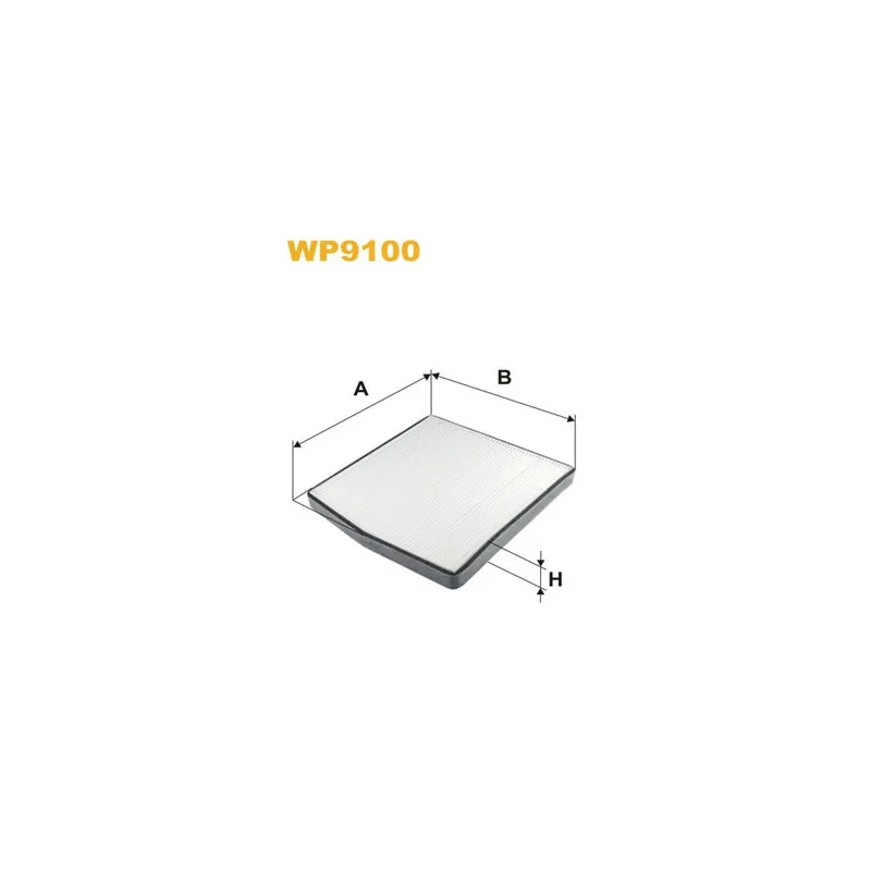 Filtre, air de l'habitacle WIX FILTERS WP9100