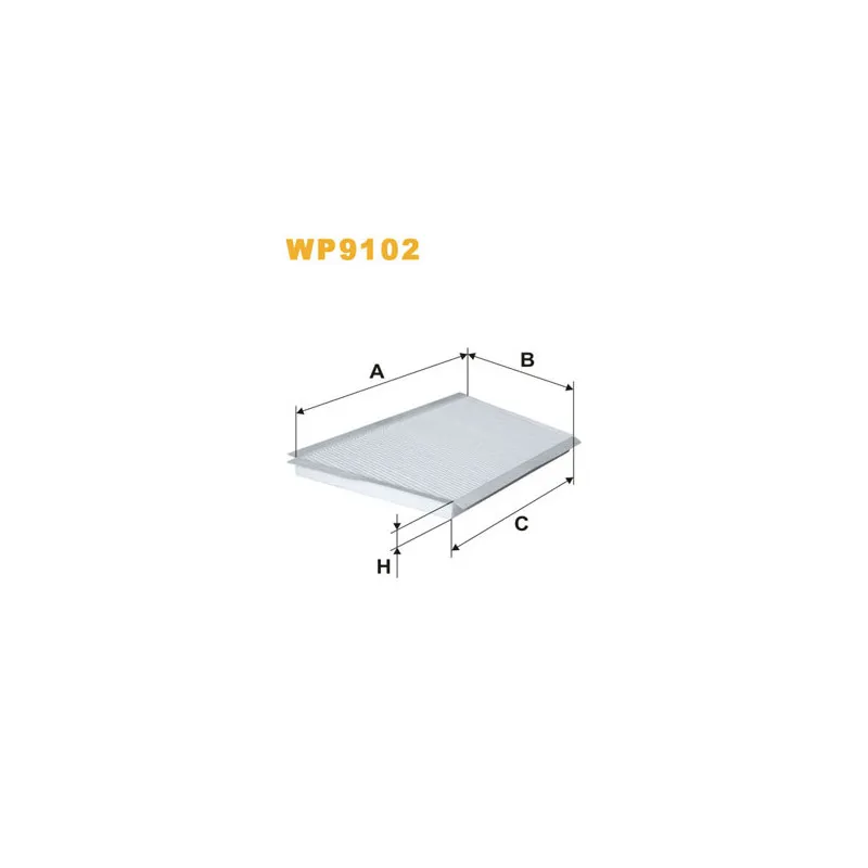 Filtre, air de l'habitacle WIX FILTERS WP9102