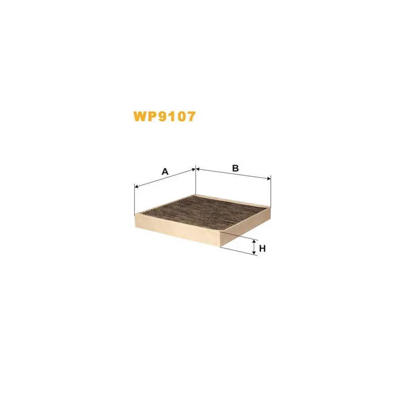 Filtre, air de l'habitacle WIX FILTERS WP9107