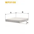 Filtre, air de l'habitacle WIX FILTERS WP9108 - Visuel 1