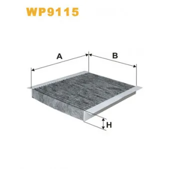 Filtre, air de l'habitacle WIX FILTERS