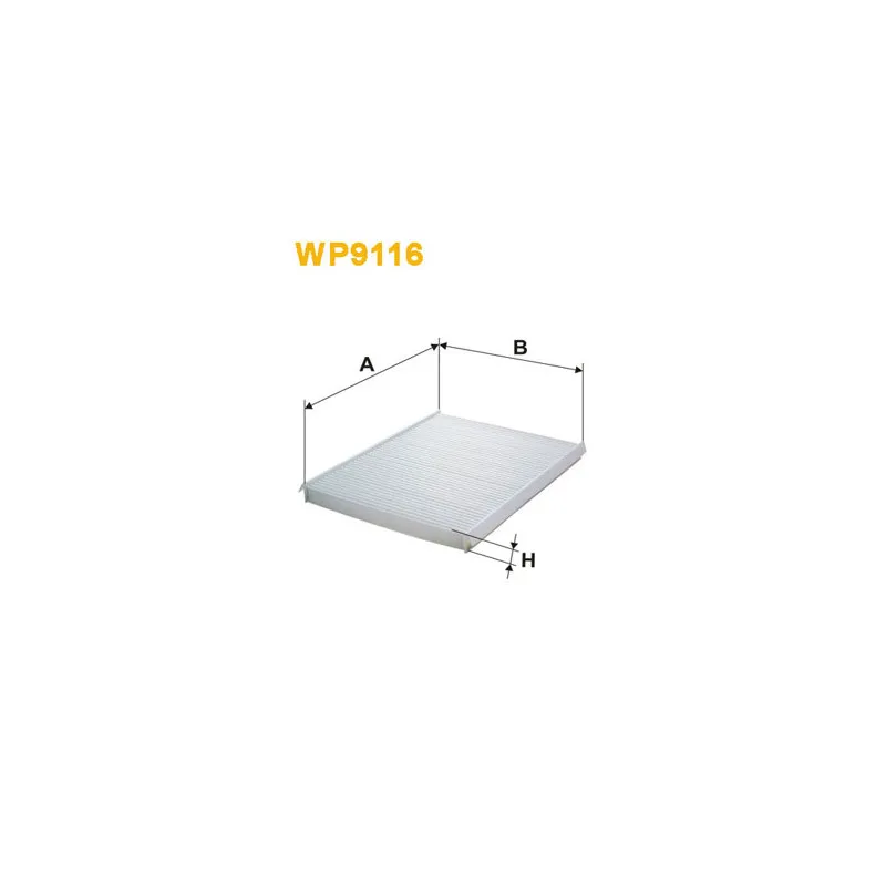 Filtre, air de l'habitacle WIX FILTERS WP9116
