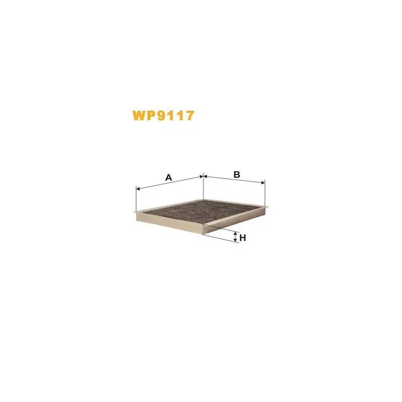 Filtre, air de l'habitacle WIX FILTERS WP9117