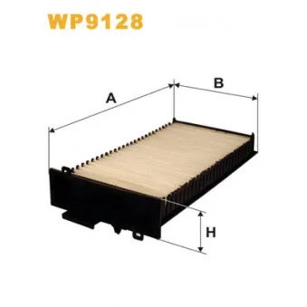 Filtre, air de l'habitacle WIX FILTERS WP9128