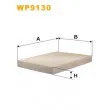 Filtre, air de l'habitacle WIX FILTERS WP9130 - Visuel 1