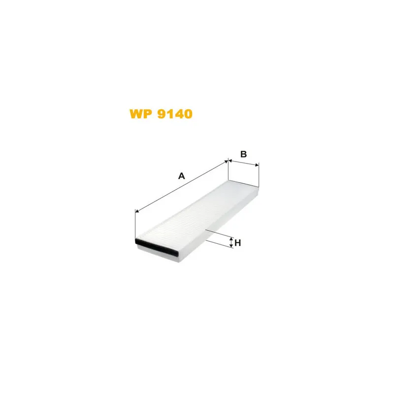 Filtre, air de l'habitacle WIX FILTERS WP9140