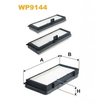 Filtre, air de l'habitacle WIX FILTERS WP9144