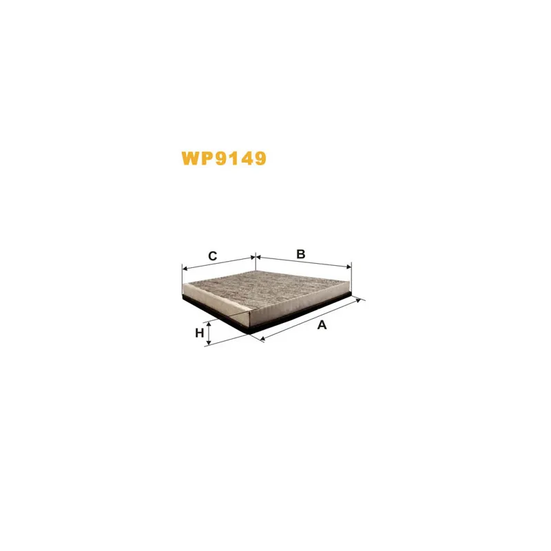 Filtre, air de l'habitacle WIX FILTERS WP9149